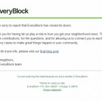 Everyblock shuts down