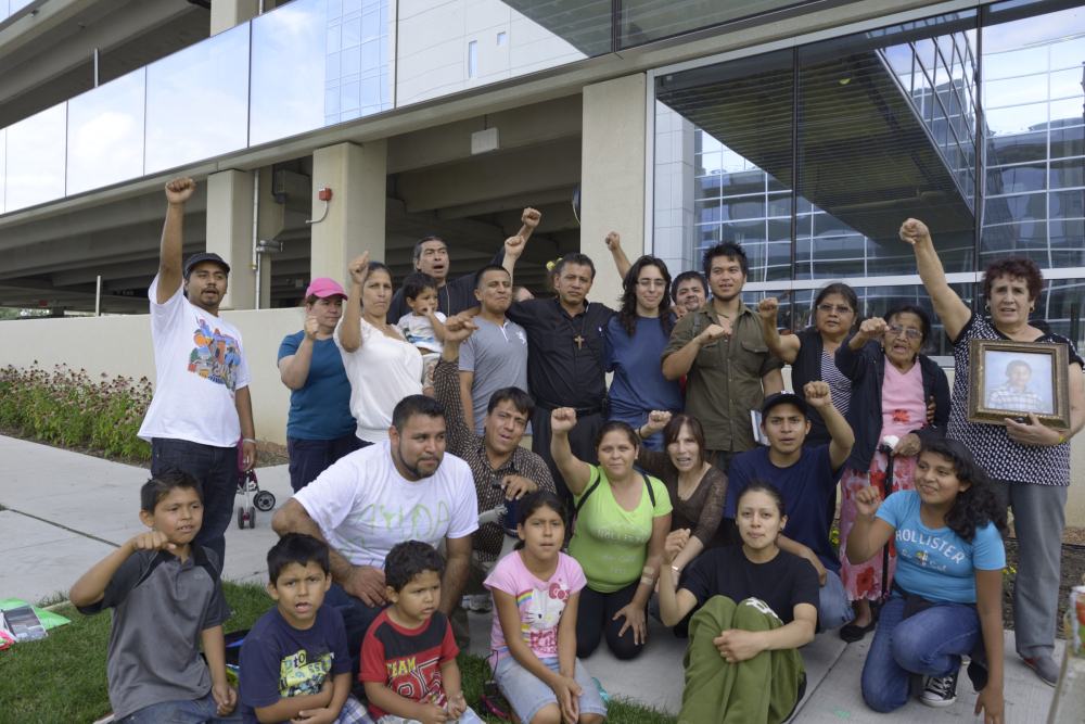 Hunger Strike protesters at Christ Advocate Hospital on day 9