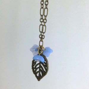 floral necklace - hand made in Chicago