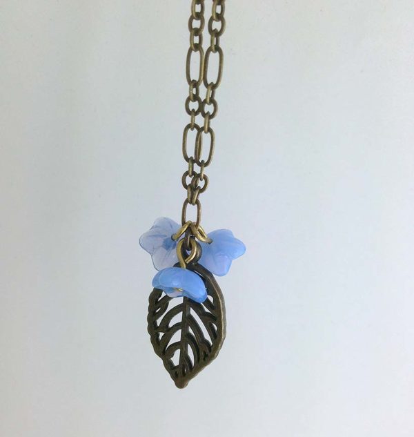 floral necklace - hand made in Chicago