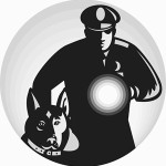 police officer and dog